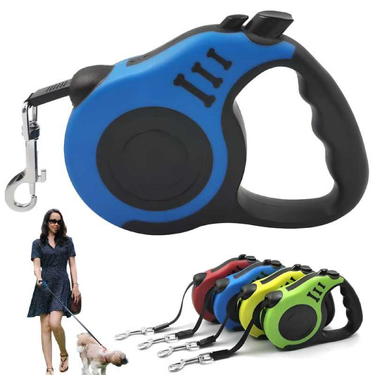 5M Retractable Dog & Cat Leash | Automatic Heavy-Duty Walking Lead