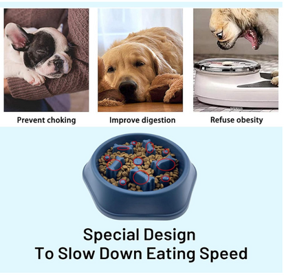 Slow Feeder Dog Bowl | Anti-Choking Interactive Feeding Bowl for Dogs & Cats