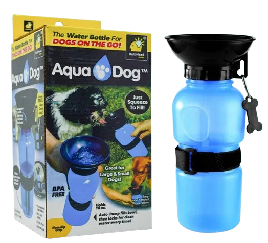 Portable Pet Water Bottle with Drinking Bowl | Leakproof Travel Water Dispenser for Dogs & Cats