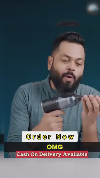 Rechargeable Cordless Air Duster & Mini Vacuum Cleaner